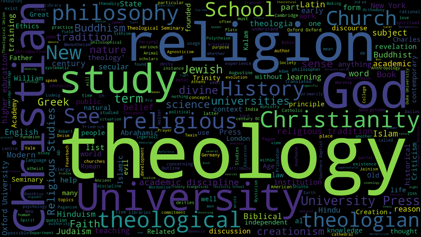 Maîtrise en théologie